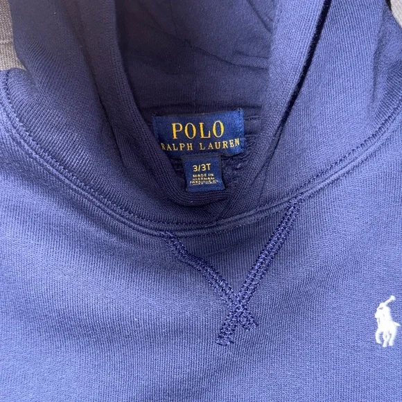 Polo by Ralph Lauren Kids Blue Hoodie - Picture 2 of 3